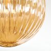 Chehalis Taklampa, kullampa Amber, Krom, Rökfärger, 3-ljuskällor