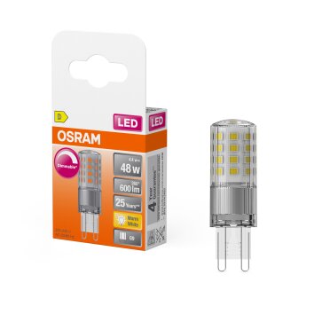 Osram G9 LED 4.4 Watt varmvit dimbar 600 Lumen