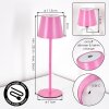 Salgadinho Bordslampa utomhus, Bordslampa LED Rosa, 1-ljuskällor