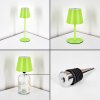 Salgadinho Bordslampa utomhus, Bordslampa LED Grön, 1-ljuskällor