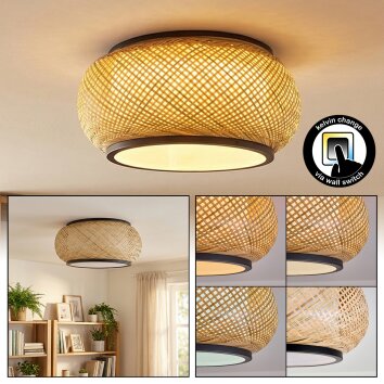 Jelon Taklampa LED Svart, 1-ljuskällor