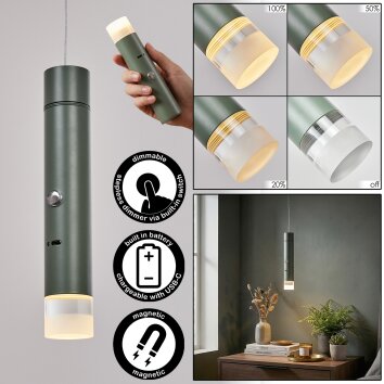 Molten Pendellampa, Pendelbelysning LED Grön, 1-ljuskällor