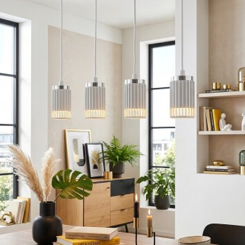 Fenik Pendellampa, Pendelbelysning Vit, 4-ljuskällor