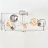 Koyoto Taklampa, kullampa 78 cm Sandfärgad, 6-ljuskällor