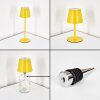 Salgadinho Bordslampa utomhus, Bordslampa LED Gul, 1-ljuskällor