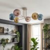 Koyoto Taklampa, kullampa 78 cm Sandfärgad, 6-ljuskällor