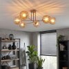 Koyoto Taklampa, kullampa 78 cm Sandfärgad, 6-ljuskällor