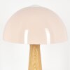 Svamplampa  Forgek Bordslampa Champagne Färger, träoptik, 1-ljuskällor