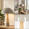 Forgek Bordslampa Grått, träoptik, 1-ljuskällor