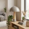Forgek Bordslampa Grått, träoptik, 1-ljuskällor