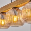 Koyoto Pendellampa, kullampa, Pendelbelysning Naturfärger, Svart, 5-ljuskällor