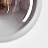 Rafon Taklampa, kullampa träoptik, Svart, 2-ljuskällor