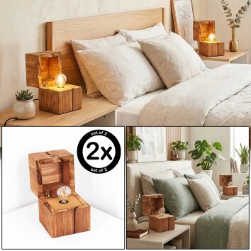 Mirala Bordslampa LED Naturfärger, 1-ljuskällor