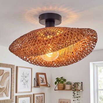 Bauro Taklampa Svart, 1-ljuskällor