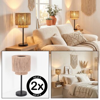 Rivan Bordslampa Svart, 1-ljuskällor