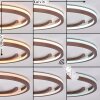 Miral Taklampa LED Brons, 1-ljuskällor, Fjärrkontroll
