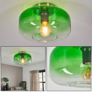 Boza Taklampa Guld, Svart, 1-ljuskällor