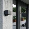 Almodofa vägglampa utomhus, Up & Down Lampa, Vägglampa LED Antracit, 1-ljuskällor, Rörelsedetektor