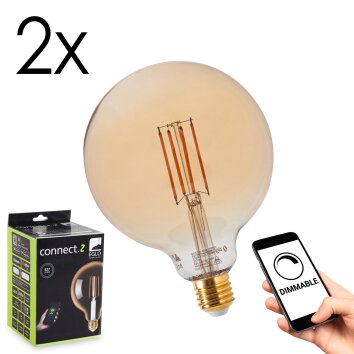 E27 LED 6 Watt varmvit dimbar 650 Lumen