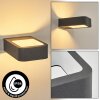 Faren vägglampa utomhus, Up & Down Lampa, Vägglampa LED Antracit, 1-ljuskällor