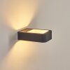 Faren vägglampa utomhus, Up & Down Lampa, Vägglampa LED Antracit, 1-ljuskällor