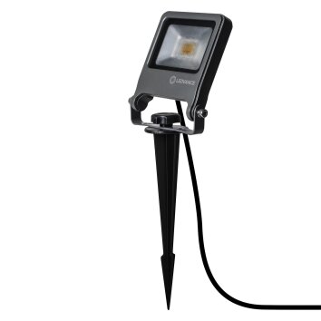 Ledvance ENDURA® Fasad spotlight, Spotlight trädgård LED Grått, 1-ljuskällor