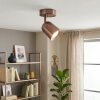Lemak LED takspot i koppar med riktningsbar spotlight, modern GU10 för vardagsrum