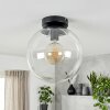 Modern Klotlampa Gastor med klart globformat glasskärm, Ø 25 cm, E27