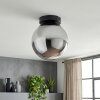 Gastor rökglas taklampa med rund globskärm, E27 för hall och sovrum