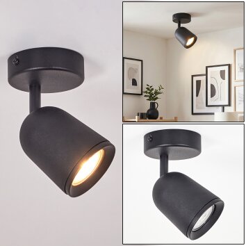 Lemak LED takspot med vridbart lamphuvud, modern GU10 lampa för hall