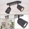 Lemak LED takspot med 2 ljuspunkter, vridbara cylindriska huvuden, modern