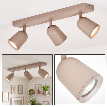 Lemak LED-takspotlight 3 lampor, roterbar taklampa för vardagsrum