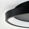 Rimon modern LED taklampa med fjärrkontroll, rund Ø 36 cm, för vardagsrum och hall