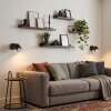 Lemak LED vägglampa 2-pack, vridbar väggspot med svängbart lamphuvud