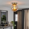 Gastor plafond taklampa med rund globform, E27 för vardagsrum och hall
