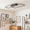 Velani rektangulär LED taklampa med modern ramformad design för vardagsrum och matrum