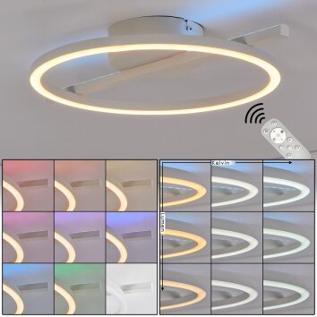 Narok ringformad LED taklampa med fjärrkontroll för vardagsrum och hall