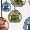 Koyoto pendellampa med globformade glaskupor, 6-lågig taklampa för matbord