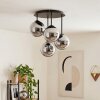 Chehalis modern retro taklampa med 4 klotformade skärmar, G9, Ø 41 cm för matrum