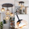 Chehalis taklampa med globskärmar, 4 ljuskällor, G9, modern retro/vintage