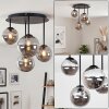 Chehalis taklampa med globkupor, 4 ljuskällor, G9, ø 38 cm, modern retro