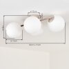 Gastor retro taklampa med glober, 4 ljuspunkter, E14, Ø 41 cm, för vardagsrum