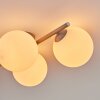 Gastor retro taklampa med glober, 4 ljuspunkter, E14, Ø 41 cm, för vardagsrum