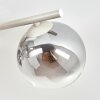 Gastor avlång taklampa med 4 globskärmar, E14 sockel, retrodesign för vardagsrum