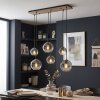 Koyoto hänglampa med 6 globskärmar för matbord, modern boho-retrostil