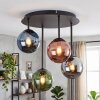 Chehalis G9 taklampa med färgade glasskärmar, 4 ljuspunkter, ø 35 cm