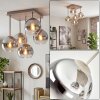 Koyoto taklampa med glober, 5-lågig E14, modern vintage för matrum