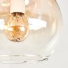 Koyoto retro taklampa med klotkupor, 5 ljuspunkter, E14, för hall och matrum