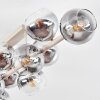 Koyoto taklampa 10-lågig E14 globformad vardagsrumslampa i modern retrostil