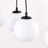 Koyoto pendellampa trästavslampa 4 ljus, längd 80 cm, för matbord